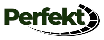 A Perfekt Szerviz cég logója, a Studio BGK egyik elégedett ügyfele